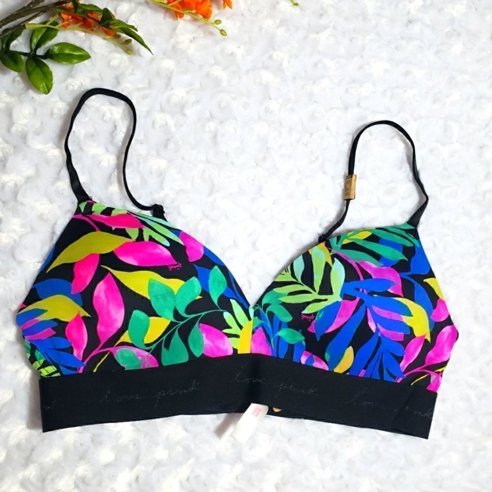 NWT Victorias Secret Pink 36B tropical bra